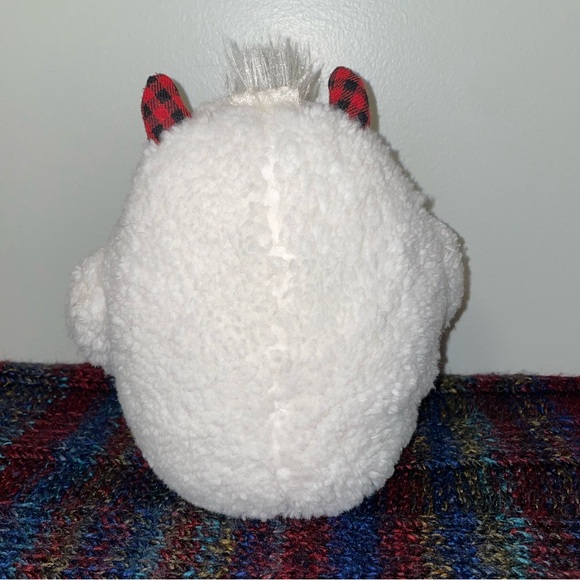 Smiling Snowflake Yeti Plush Toy Stuffed Animal - Picture 4 of 4